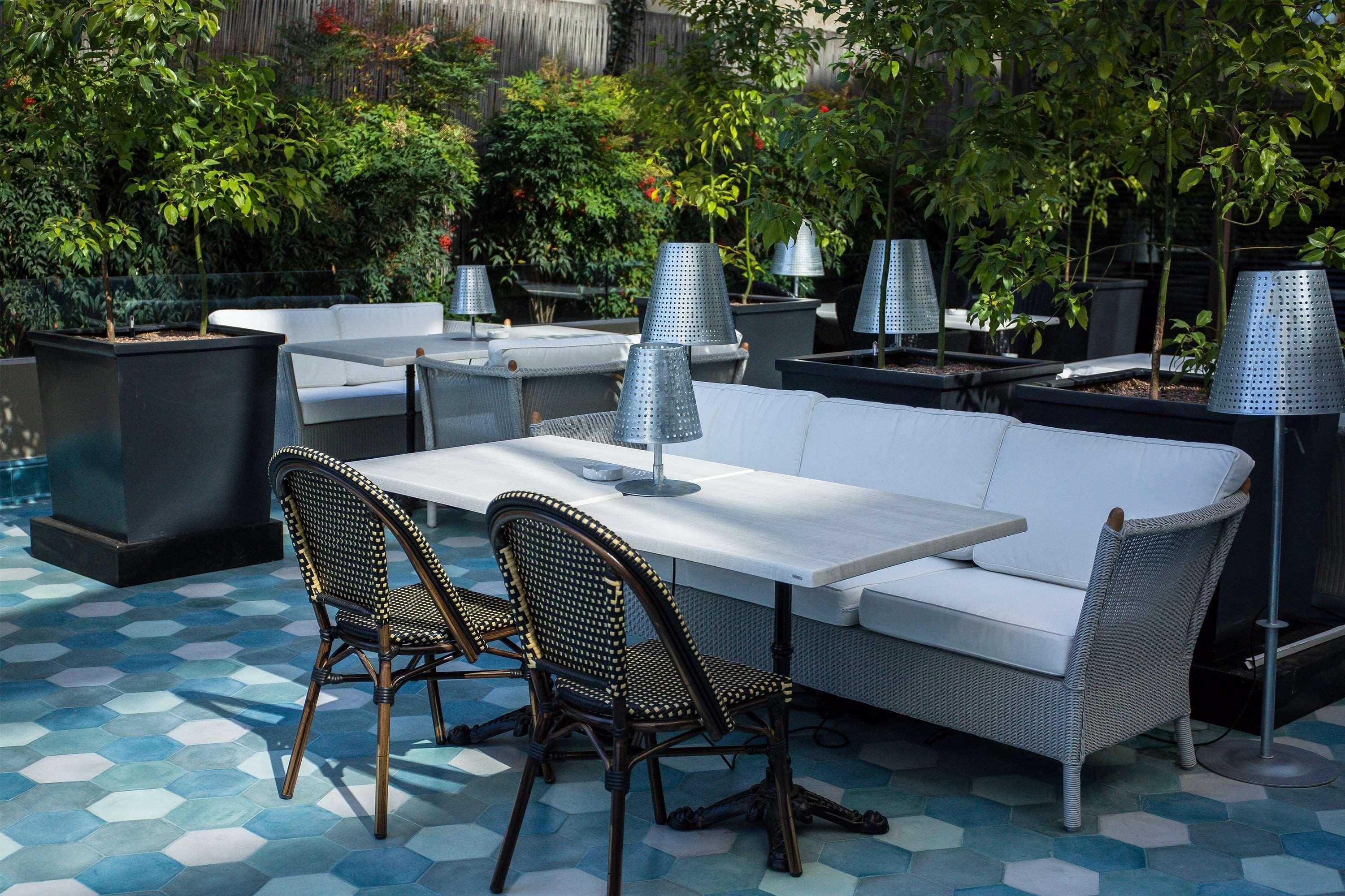 Wyndham Santiago Pettra Hotel Ngoại thất bức ảnh The terrace